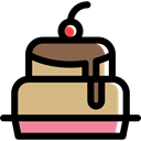 birthday, Celebration, Bakery, Dessert, cake, food Black icon