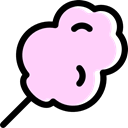 Cotton Candy, sugar, sweet, Dessert, food MistyRose icon