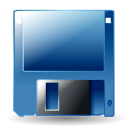 hot, Disk SteelBlue icon