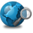 world, search DarkSlateGray icon
