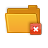 Folder, remove Goldenrod icon