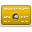 Credit card, Amex, gold DarkGoldenrod icon