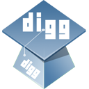 Digg DarkGray icon