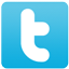 simple, twitter MediumTurquoise icon