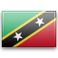 saint, kitts, nevis Black icon