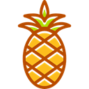 Fruit, vegan, Healthy Food, organic, vegetarian, food, natural, pineapple Black icon