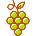 diet, Grapes, Healthy Food, food, organic, Fruit Black icon