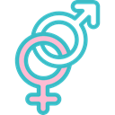 unisex, venus, Masculine, signs, Gender Symbol, Femenine, Man, woman, mars Black icon