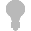 bulb on, bulb Silver icon
