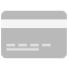 credit, card Silver icon