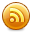 button, Rss Khaki icon