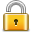 Lock, open Gold icon