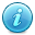 button, Info SteelBlue icon