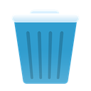 Trash SteelBlue icon