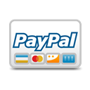 paypal, card Black icon