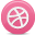 dribbble PaleVioletRed icon