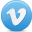 Vimeo CornflowerBlue icon