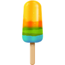 Colorful, icecandy Gold icon