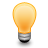 lightbulb SandyBrown icon