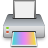 printer, modern WhiteSmoke icon