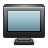 Black, monitor DarkSlateGray icon
