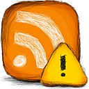 Rss, Error DarkOrange icon