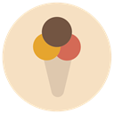 Dessert, Ice cream, food, Summertime, summer, sweet Bisque icon