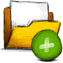 Folder, Add OliveDrab icon