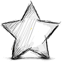 star, Empty Black icon