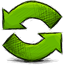 refresh, Arrow OliveDrab icon