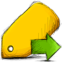 Move, tag Gold icon