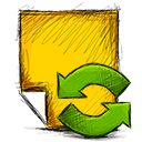 refresh, Note Gold icon