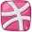 ldpi, dribbble PaleVioletRed icon