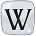 wikipedia, ldpi Gainsboro icon
