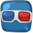 mdpi, Goggles SteelBlue icon