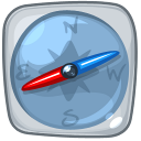 compass CadetBlue icon