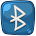 ldpi, Bluetooth SteelBlue icon