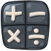 calculator, hdpi DarkSlateGray icon