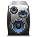 Audio, speaker Black icon
