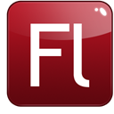 Flash, adobe Maroon icon