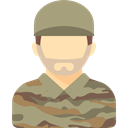 job, Occupation, Army, Avatar, people, Military, profession, soldier, Man RosyBrown icon
