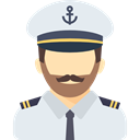 people, job, Captain, Avatar, profession, Occupation Lavender icon