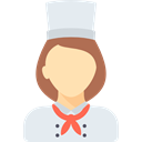 woman, Occupation, people, Cooker, profession, Restaurant, Chef, Avatar, job Lavender icon