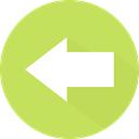 previous, Back, Multimedia Option, directional, Arrows, Orientation DarkKhaki icon