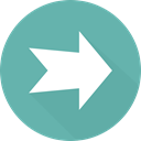 Orientation, directional, skip, Multimedia Option, Arrows, next CadetBlue icon