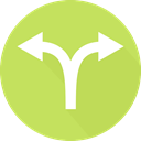 Multimedia Option, directional, double arrow, Orientation, Arrows DarkKhaki icon