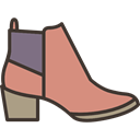 fashion, stiletto, Boot, footwear, Women, Female DarkSalmon icon