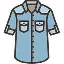 fashion, Garment, clothing, Clothes, Shirt SkyBlue icon