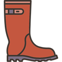 footwear, Rain Boots, raining, fashion, Boot, rainy IndianRed icon
