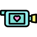 camcorder, digital, technology, domestic, screen, recorder Icon